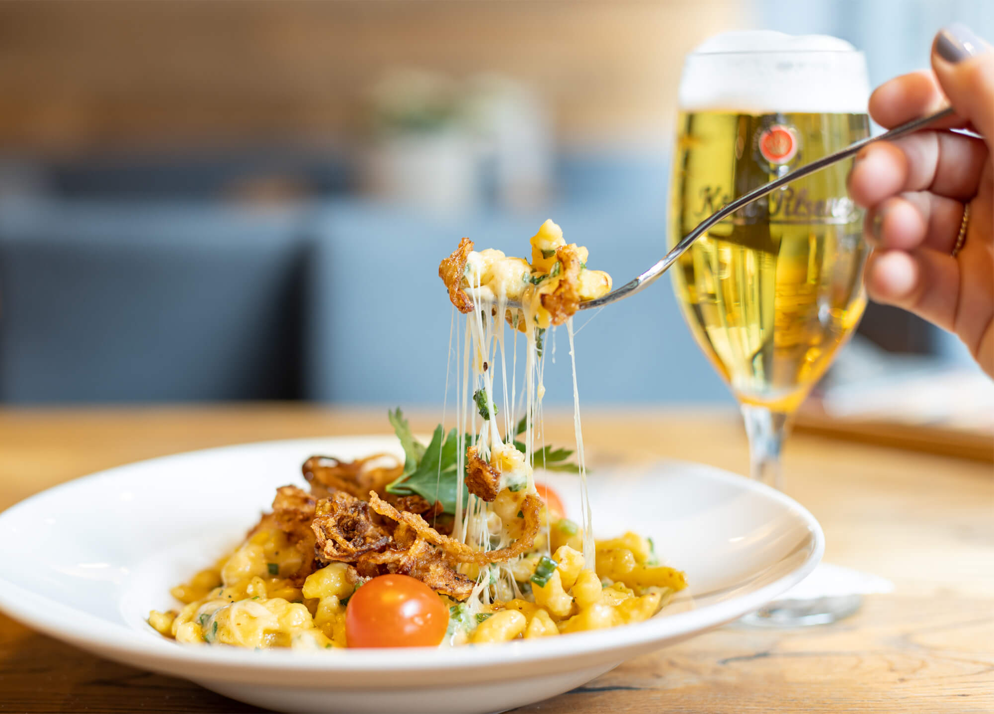 Käsespätzle • Restaurant Wildfang Goslar