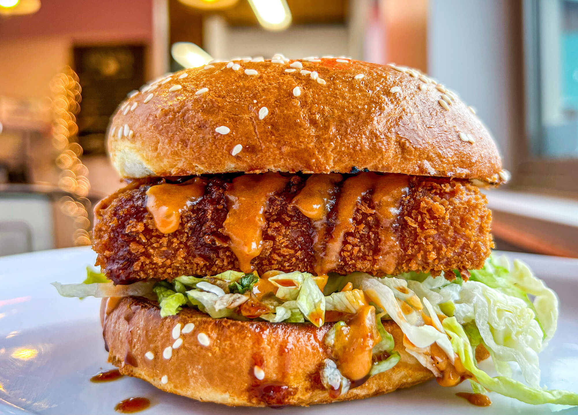 Crispy Chicken Burger • Restaurant Wildfang Goslar